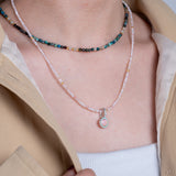 Isago Archive Kalung Wanita Muse Chrysocolla Amulet Necklace