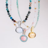 Isago Archive Kalung Wanita Verde Green Agate Amulet Necklace