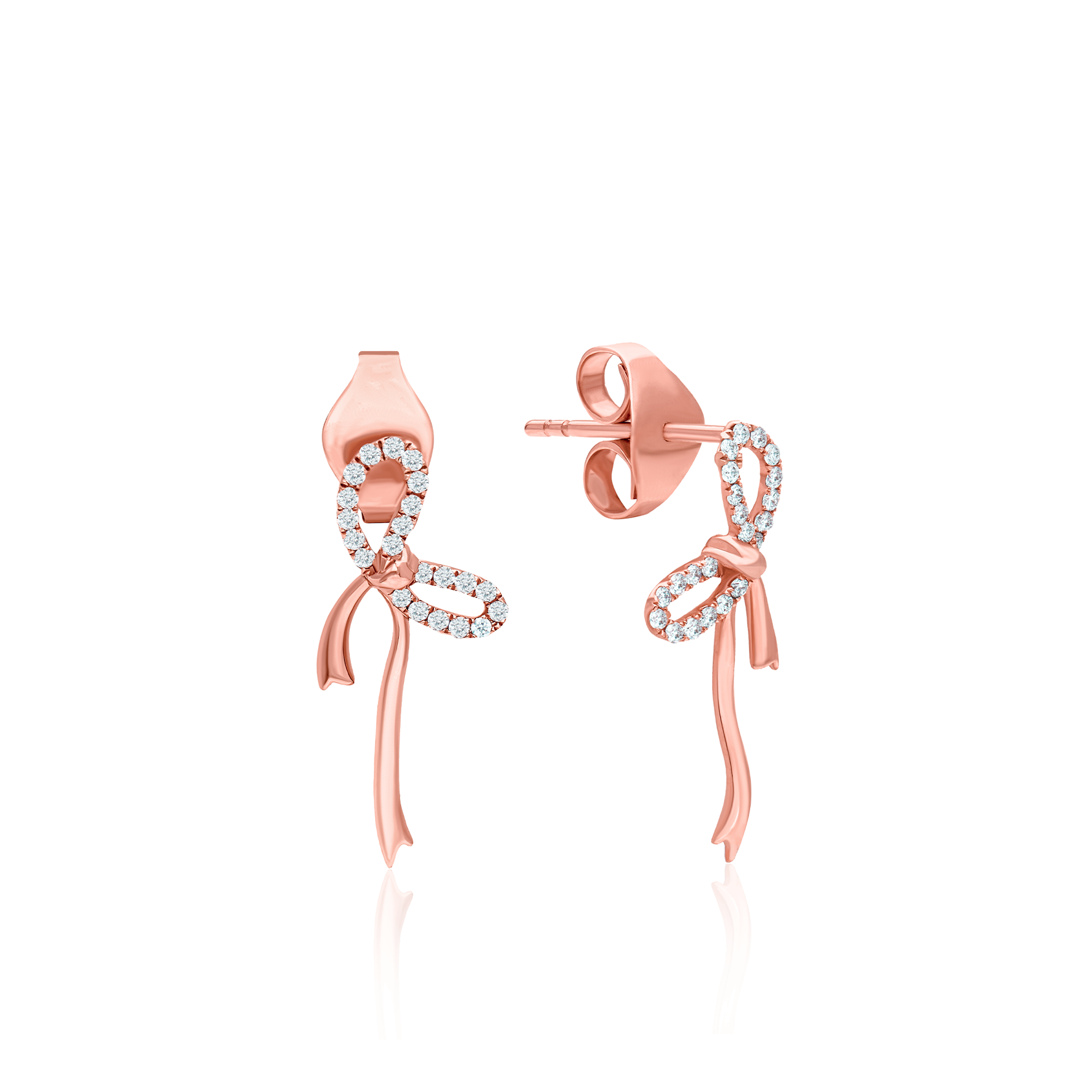 Ribbon Twist Studs
