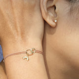EVERYDAY LUXE BUNDLE Glazed Diamond Link Bracelet + Rainbow Arch Pendant + Mini Round Diamond Flatback