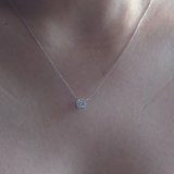 PREMIUM ELEGANCE BUNDLE Round Solitaire Studs + Round Solitaire Necklace