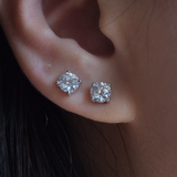 PREMIUM ELEGANCE BUNDLE Round Solitaire Studs + Round Solitaire Necklace