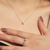PREMIUM ELEGANCE BUNDLE Round Solitaire Necklace + Round Solitaire Ring