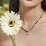 Isago Archive Kalung Wanita Muse Chrysocolla Amulet Necklace