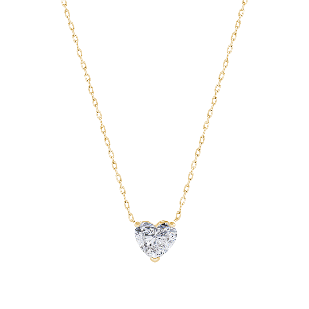 Heart Solitaire Necklace