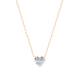 Heart Solitaire Necklace