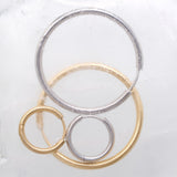 Isago Studio Anting Wanita Ever Metal Medium Hoop Earrings