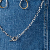 Isago Studio Kalung Wanita Ever Metal Rhythm Chain Necklace