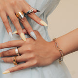 Isago Studio Gelang Wanita Ever Metal Paper Link Bracelet