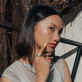 Isago Studio Cincin Wanita Ever Metal Plain Band Ring