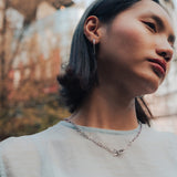 Isago Studio Kalung Wanita Ever Metal Rhythm Chain Necklace
