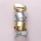 Isago Studio Cincin Wanita Ever Metal Plain Band Ring